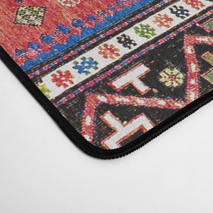 Kuba Sumakh East Caucasus Antique Rug Print Desk Mat Gallery Image 4