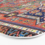 Kuba Sumakh East Caucasus Antique Rug Print Bath Mat Gallery Image 3