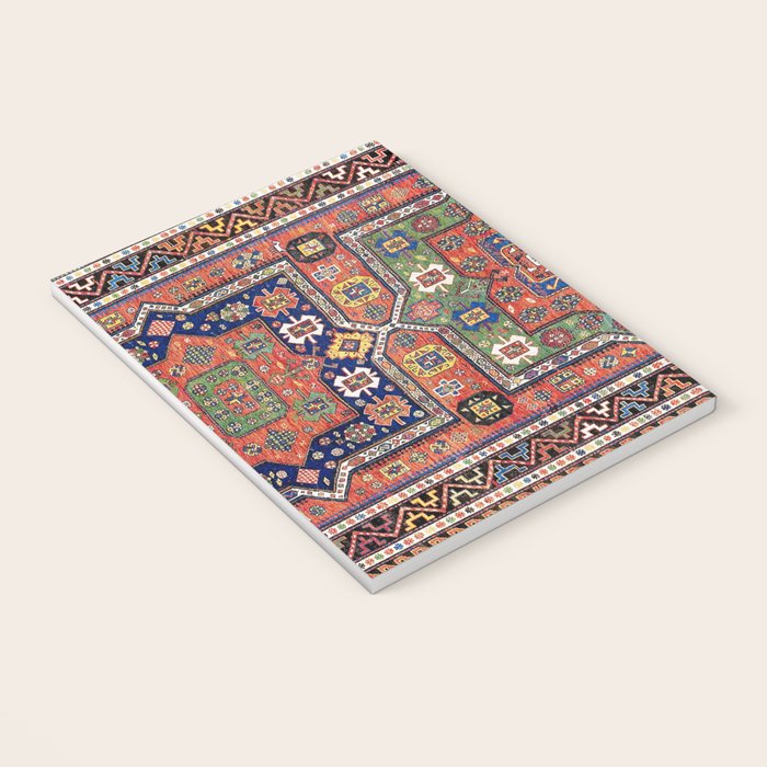 Kuba Sumakh East Caucasus Antique Rug Print Notebook Gallery Image 3
