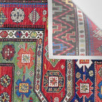 Kuba Sumakh East Caucasus Antique Rug Print Wall Tapestry Gallery Image 3