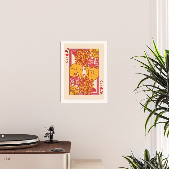Leo Playing Card Poster Gallery Image 2