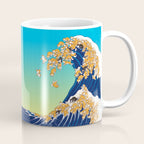 Shiba Inu in Great Wave Coffee Mug Gallery Image 1