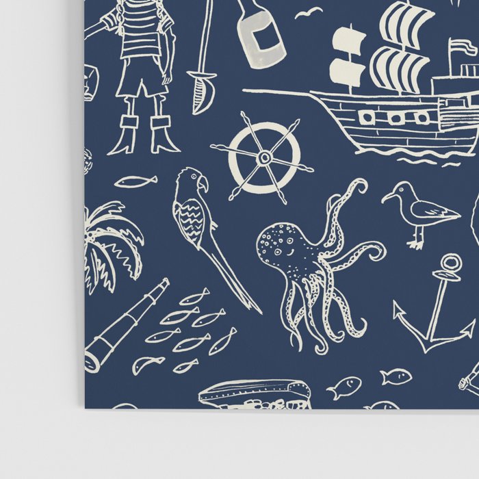 Pirate Play - Blue Poster Gallery Image 3