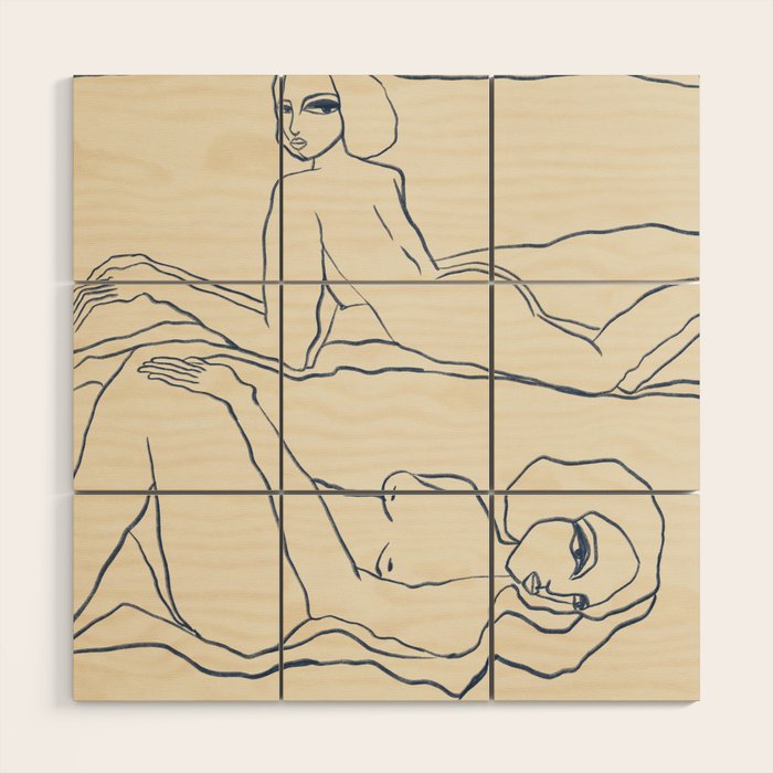 Grounded Sketch Wood Wall Art Gallery Image 1