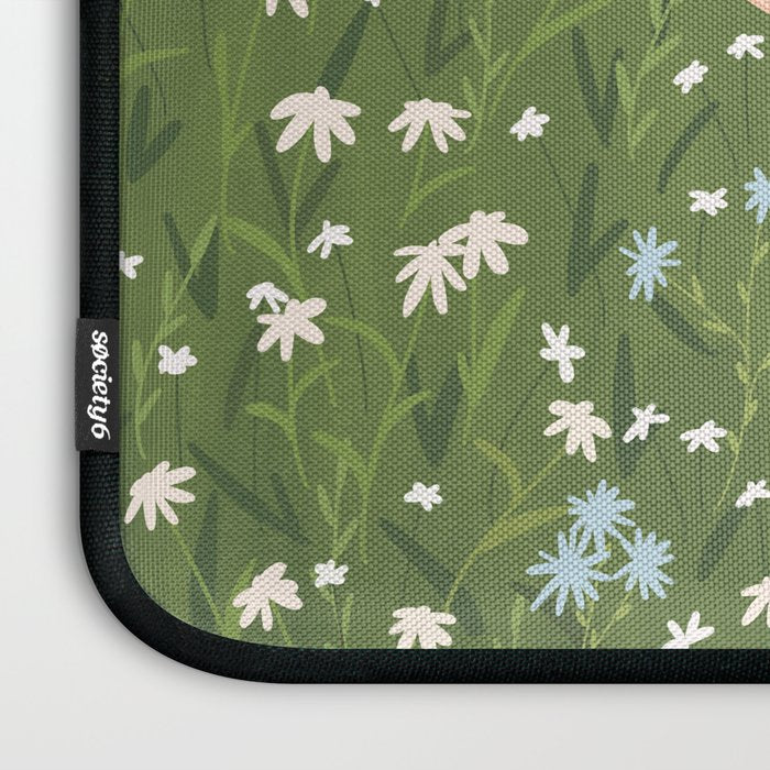 Reading in a Meadow  Laptop Sleeve Gallery Image 3