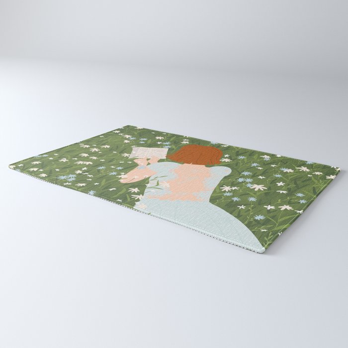 Reading in a Meadow  Rug Gallery Image 3