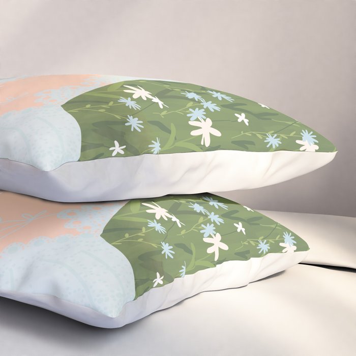 Reading in a Meadow  Pillow Sham Gallery Image 3