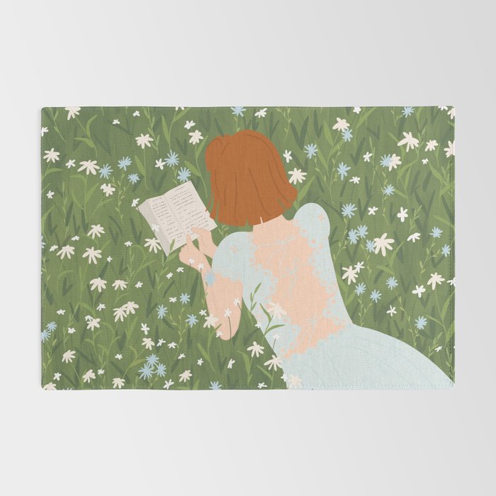 Reading in a Meadow  Rug Gallery Image 2