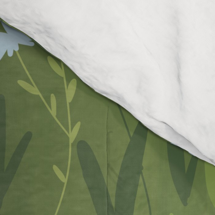 Reading in a Meadow  Comforter Gallery Image 4