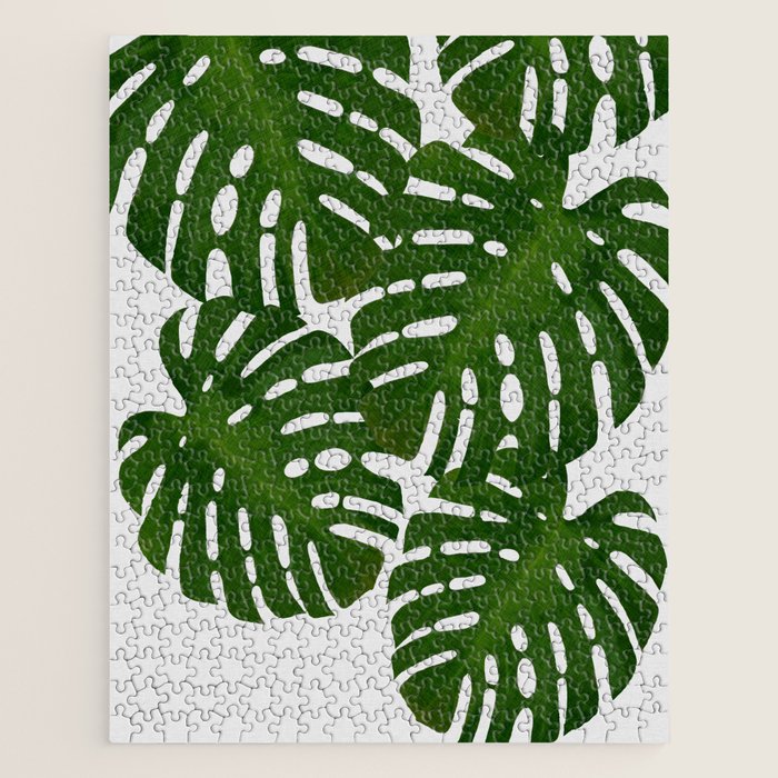 Monstera Leaf I Jigsaw Puzzle Gallery Image 1