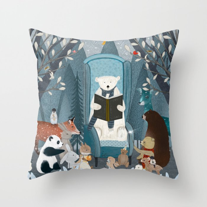the story book Throw Pillow Gallery Image 6