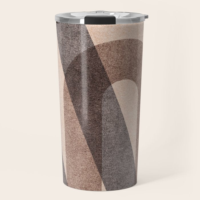 ABSTRACT ALPHABET / Decorative N Travel Mug Gallery Image 1
