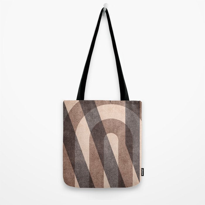 ABSTRACT ALPHABET / Decorative N Tote Bag Gallery Image 2
