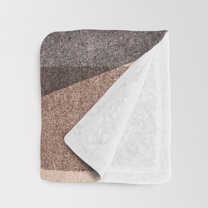 ABSTRACT ALPHABET / Decorative N Throw Blanket Gallery Image 3