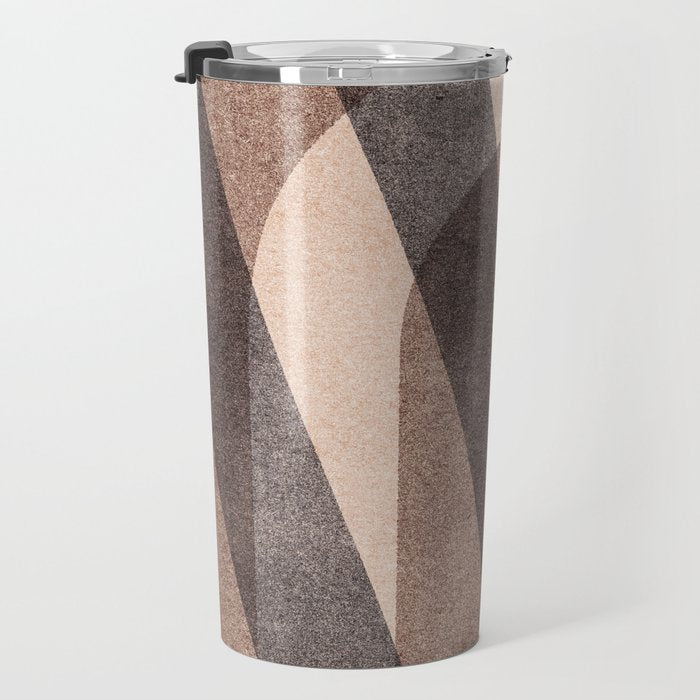 ABSTRACT ALPHABET / Decorative N Travel Mug Gallery Image 3