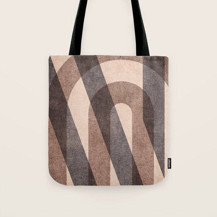 ABSTRACT ALPHABET / Decorative N Tote Bag Gallery Image 1