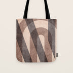 ABSTRACT ALPHABET / Decorative N Tote Bag Gallery Image 1