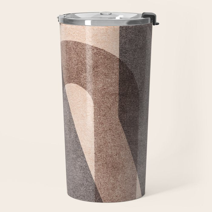 ABSTRACT ALPHABET / Decorative N Travel Mug Gallery Image 2