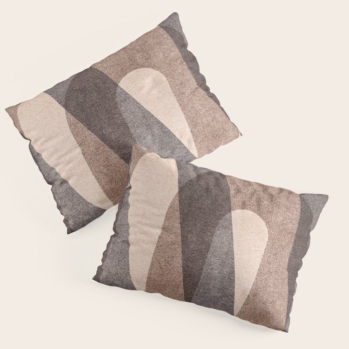 ABSTRACT ALPHABET / Decorative N Pillow Sham Gallery Image 3