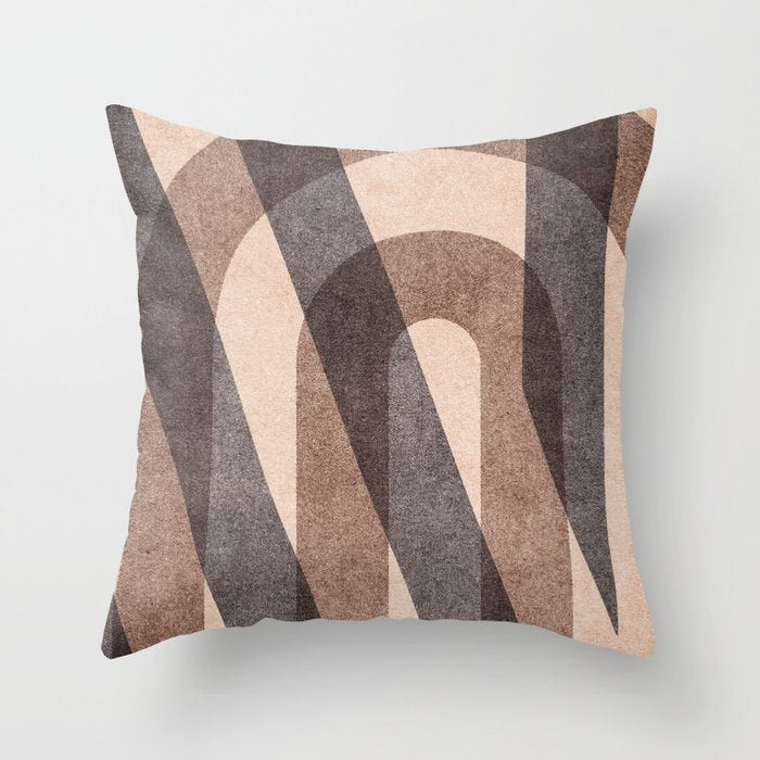 ABSTRACT ALPHABET / Decorative N Throw Pillow Gallery Image 6