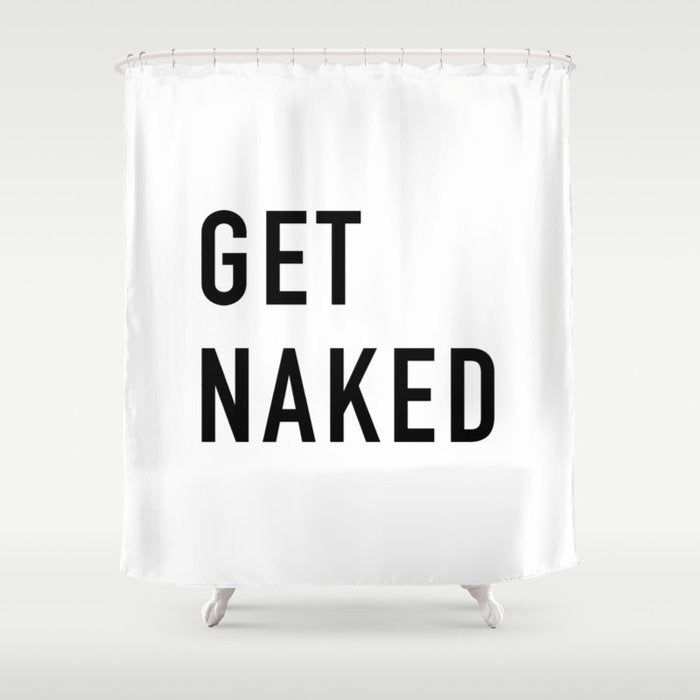Get Naked Shower Curtain Gallery Image 1