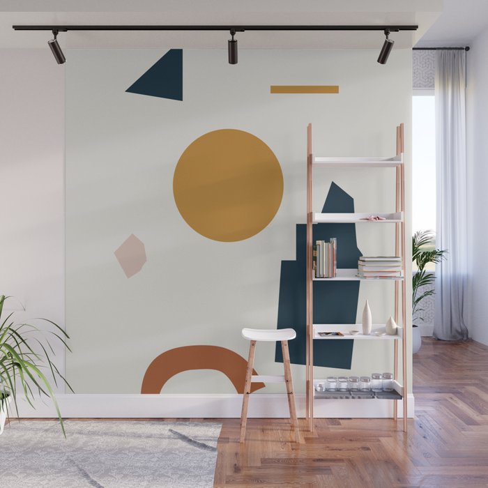 Abstract Shapes 8 Wall Mural Gallery Image 1