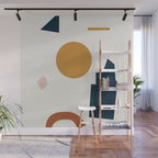 Abstract Shapes 8 Wall Mural Gallery Image 1