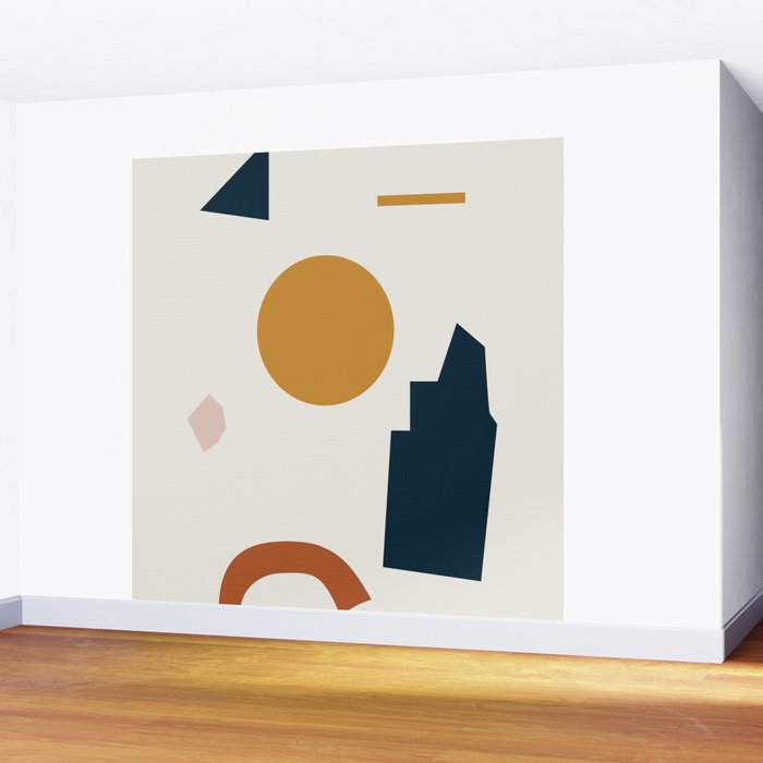 Abstract Shapes 8 Wall Mural Gallery Image 2