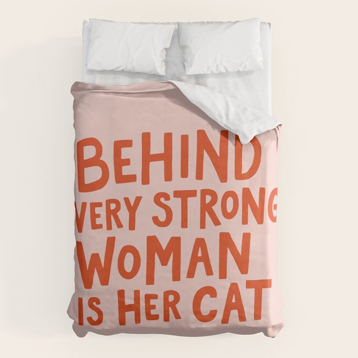 Behind Every Strong Woman Duvet Cover Gallery Image 6