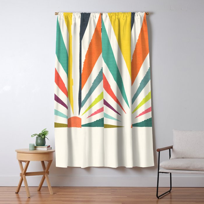 Rainbow ray Window Curtain Gallery Image 5