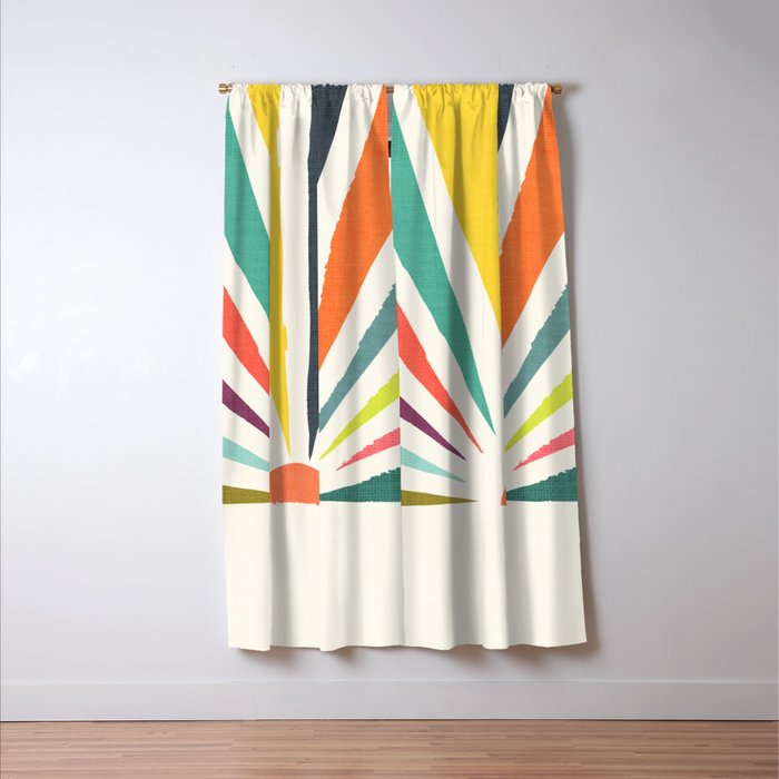 Rainbow ray Window Curtain Gallery Image 3