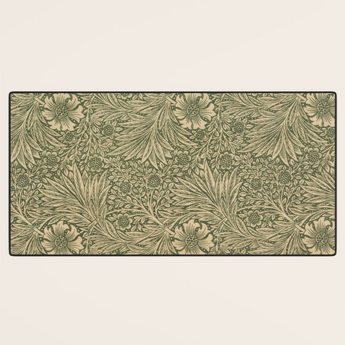 Marigold by William Morris 1875 Antique Vintage Victorian Jugendstil Art Nouveau Retro Pattern Desk Mat Gallery Image 3
