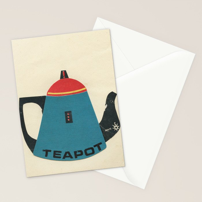Teapot Stationery Card Gallery Image 2