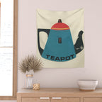 Teapot Wall Tapestry Gallery Image 2