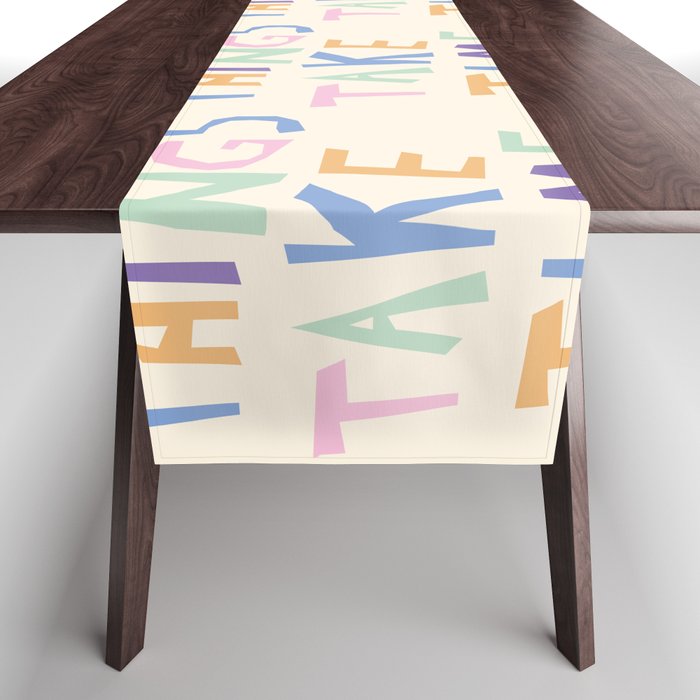Good things take time Table Runner Gallery Image 1