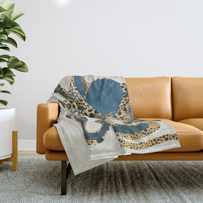 Underwater Dream VI Throw Blanket Gallery Image 1