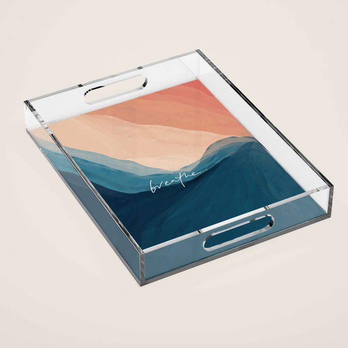 breathe. Acrylic Tray Gallery Image 1