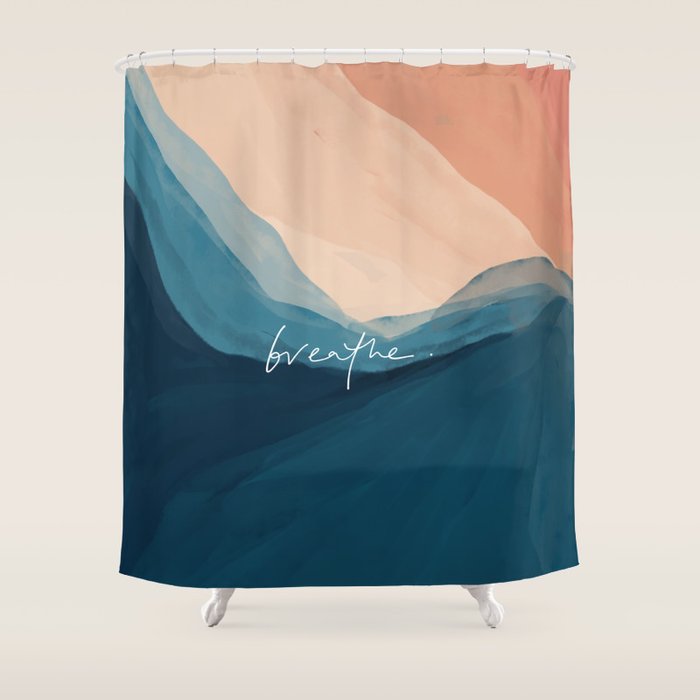 breathe. Shower Curtain Gallery Image 1