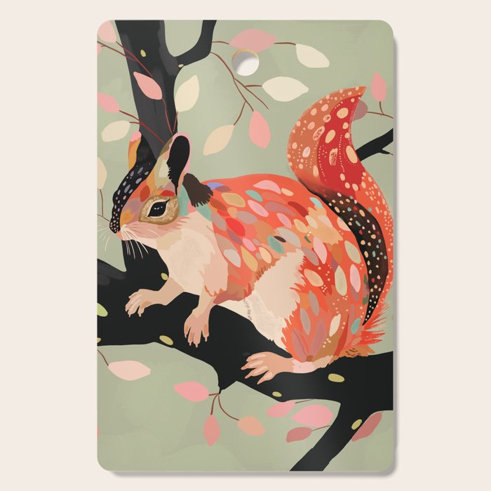 Squirrel In The Tree  Cutting Board Gallery Image 1