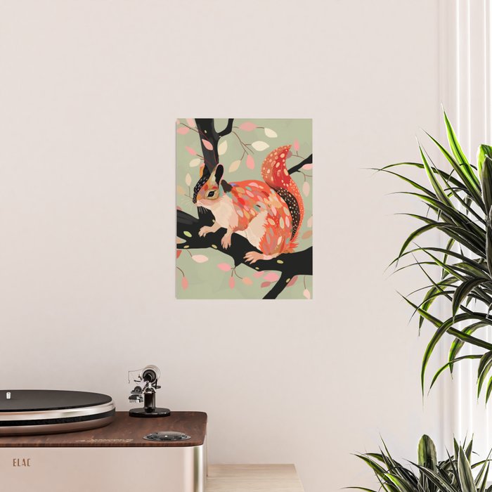 Squirrel In The Tree  Poster Gallery Image 2