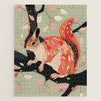 Squirrel In The Tree  Jigsaw Puzzle Gallery Image 1