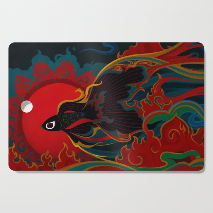 Fire fish Cutting Board Gallery Image 1