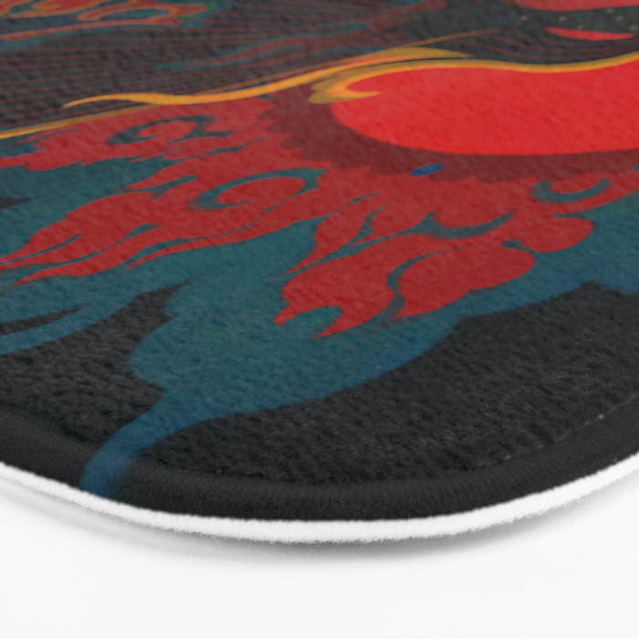 Fire fish Bath Mat Gallery Image 3