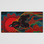 Fire fish Desk Mat Gallery Image 3