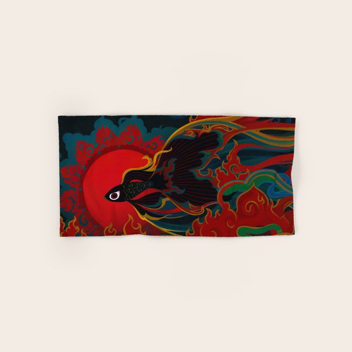 Fire fish Bath Towel Gallery Image 1