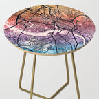 Richmond Virgina City Map Side Table Gallery Image 2