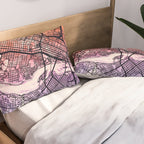 Richmond Virgina City Map Pillow Sham Gallery Image 2