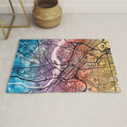 Richmond Virgina City Map Rug Gallery Image 1