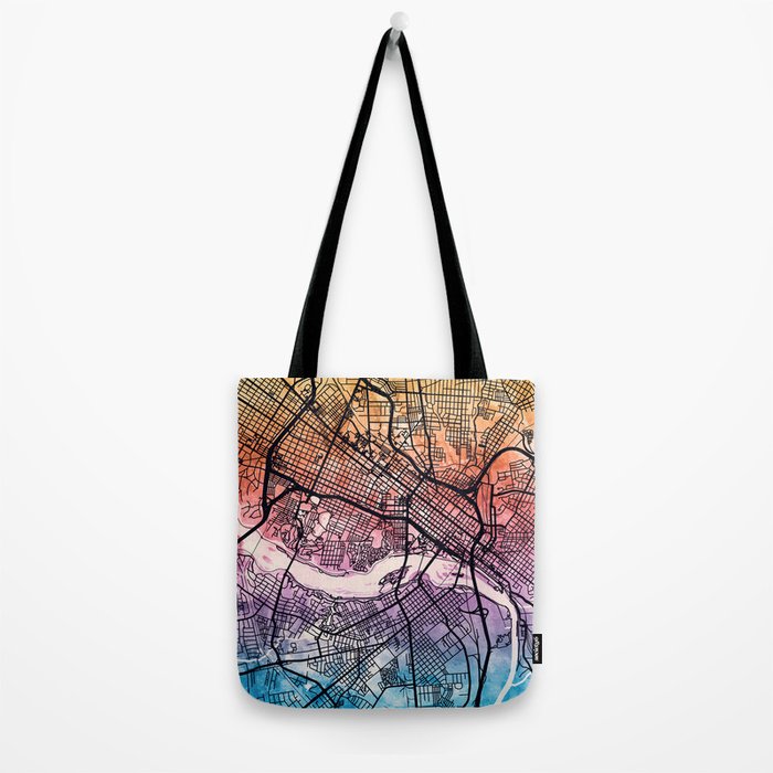 Richmond Virgina City Map Tote Bag Gallery Image 2