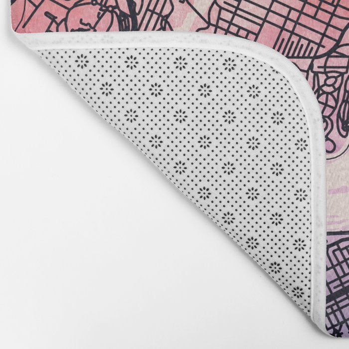 Richmond Virgina City Map Bath Mat Gallery Image 2